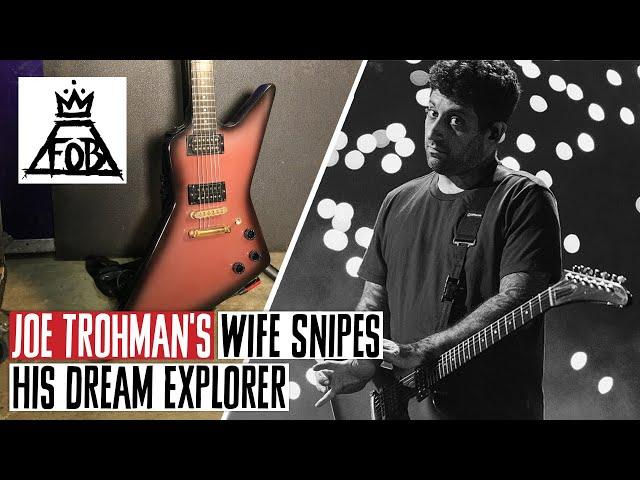 Fall Out Boy Guitarist Joe Trohman's Wife Surprises Him a Limited Edition 1980s Gibson Explorer