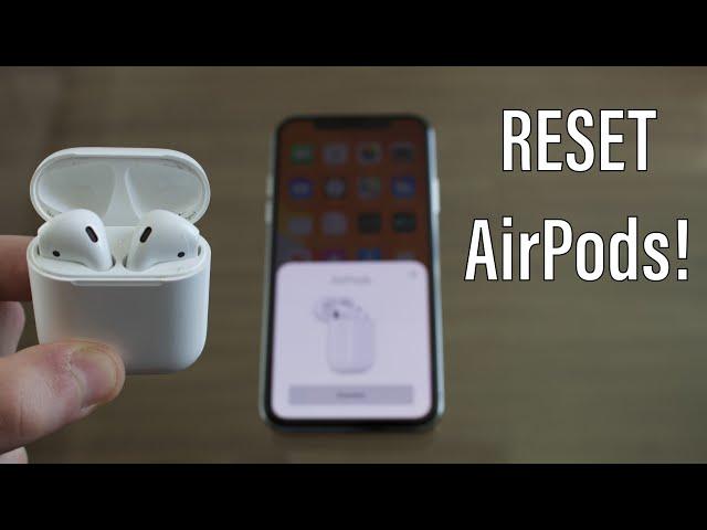 How To Reset AirPods - Fix ANY and ALL Problems!!