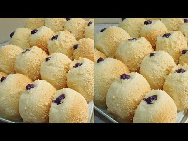 Cheese bread with ube cream filling | soft and fluffy bread| homemade ube cream | Bake N Roll