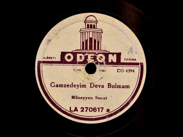 Müzeyyen Senar  - Gamzedeyim deva bulmam - GERÇEK TAŞ PLAK KAYDI