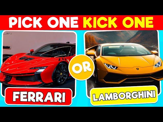 Pick ONE Kick ONE  | Luxury Cars Edition ️