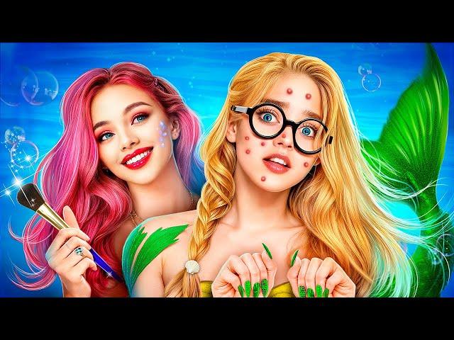 Total Transformation! Extreme Makeover: From Nerd to Popular Mermaid!