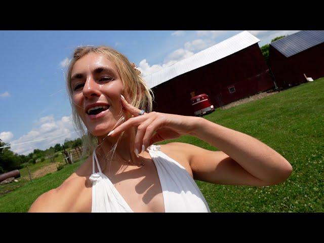 Hot Summer VLOG: Bottling maple syrup, my bachelorette, Sam's hay mow