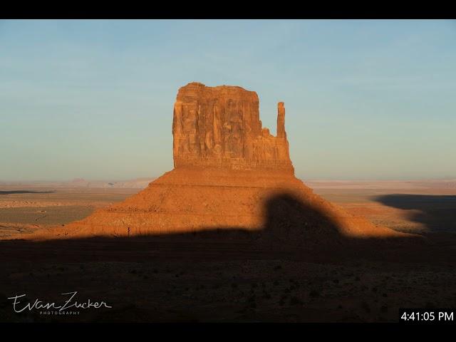 West Mitten Butte time lapse sunset