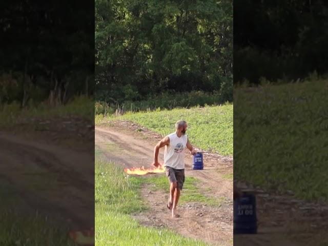 TANNERITE AND GASOLINE EXPLOSION!