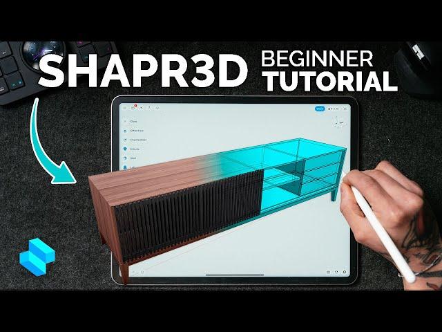 Furniture Design For BEGINNERS in Shapr3D - CAD Modeling for Woodworkers