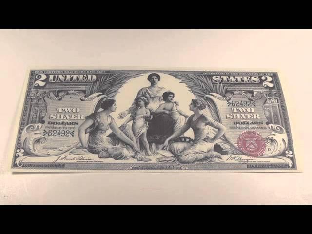 1896 $2 United States Educational Note Series