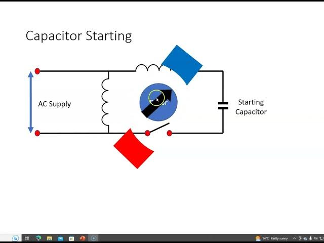 Resistive Starting of Single Phase Motor