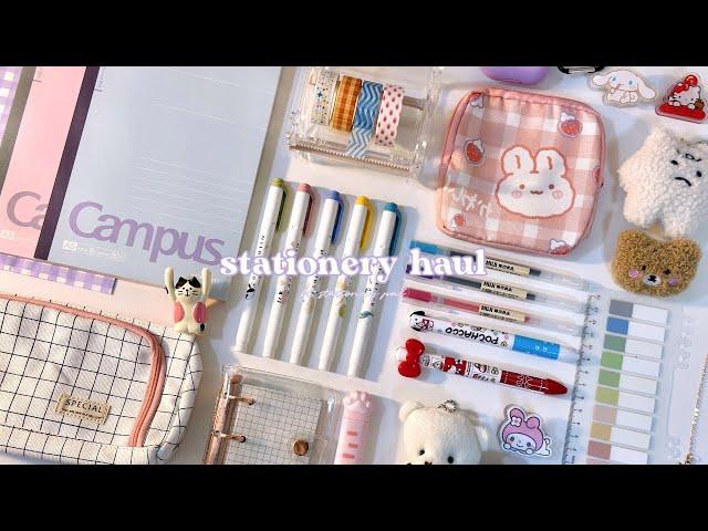 a huge stationery haul  ft. stationery pal ෆෆ