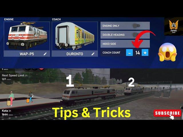 Secret  tips and tricks of Indian train simulator || Indian train simulator kaise khele  #gaming