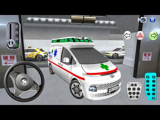 New Ambulance Van Hyundai Staria Emergency Exit - 3D Driving Class - Best Android ios Gameplay 2025