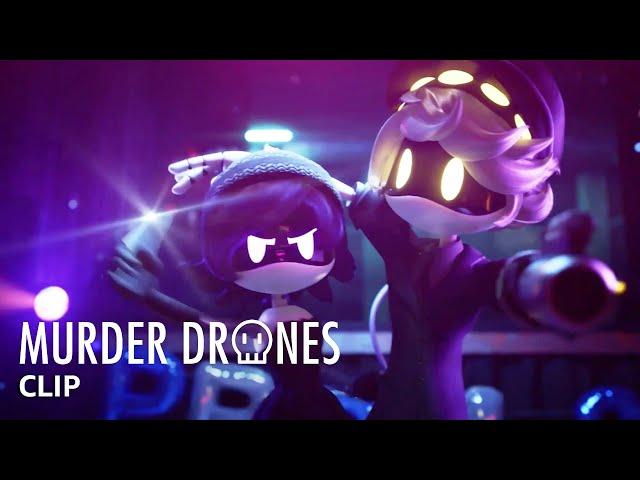 Uzi and N vs. Doll | Murder Drones | Prime Video