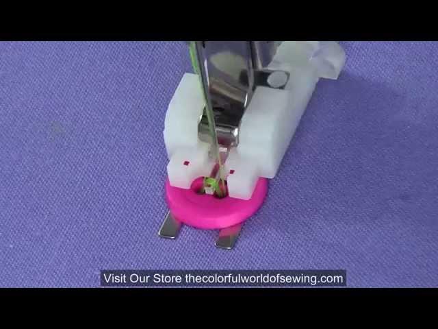 How to Use the Button Sewing Foot