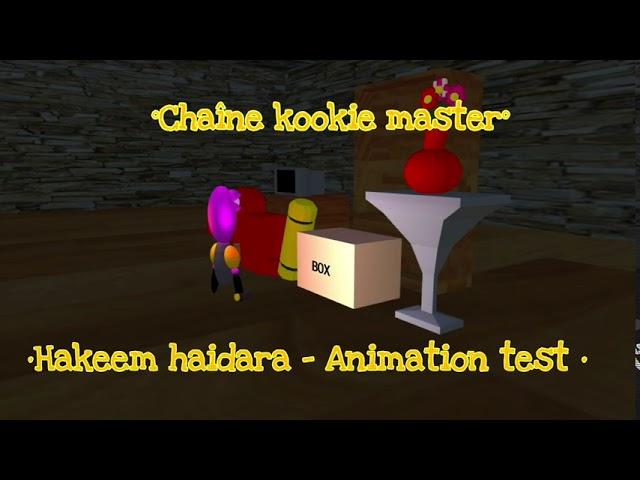 Kookie master animation test le monde corporelle