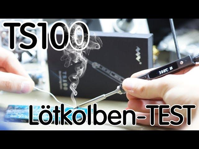  TS100 Lötkolben  Erste Lötversuche SMD 1206 0805 0603 0402