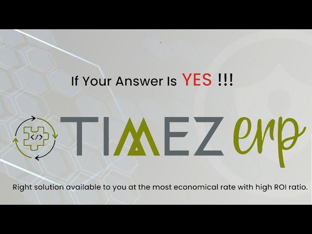 Best ERP Software Solutions | TimezERP