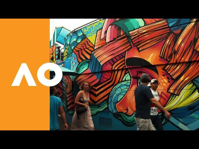 Experience the artwork at the AO | Australian Open 2019