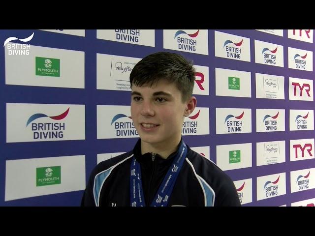 Matthew Dixon - Men's 10m Platform British Champion 2018