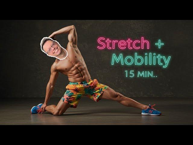 15-Minute Full-Body Stretch & Mobility Routine | No Equipment Needed!