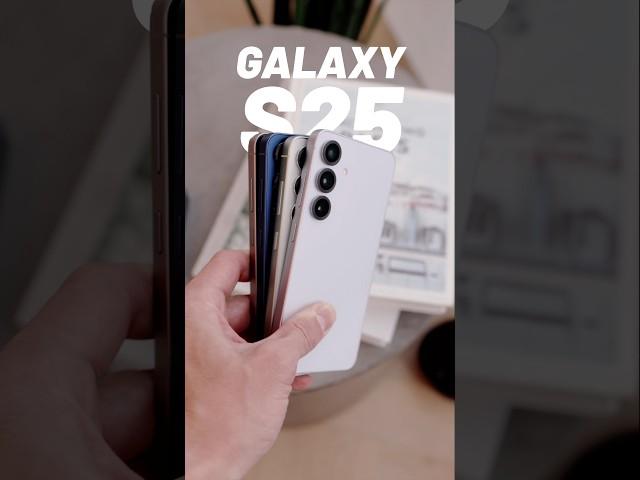 Samsung Galaxy S25 UNBOXING (6.2") - ALL COLOURS!