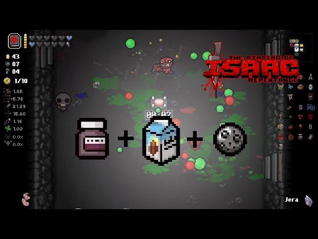 Isaac Repentance: Ipecac + Almond Milk + Tiny Planet