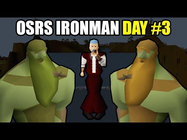 This Is DAY 3 of Playing an IRONMAN on OSRS