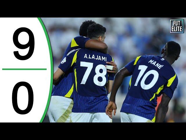Al Nassr vs Al Akhdoud 9-0 Extended Highlights & Goals 2025
