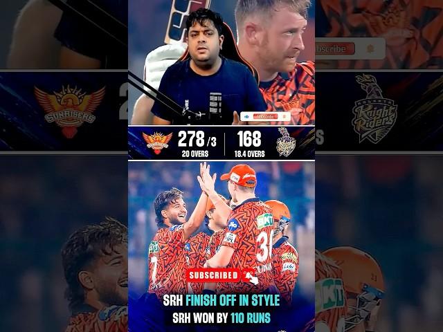 SRH vs KKR SRH fire  #cricket #kkr #sunrisershyderabad