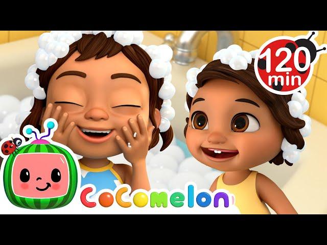 Nina's Bubble Bath Play!  | MORE CoComelon Nursery Rhymes and Kids Songs | Animals for Kids