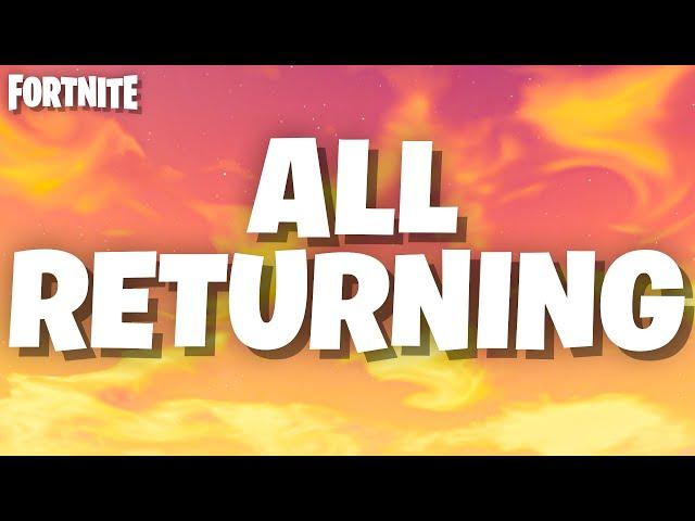 YESSS ALL CONFIRMED RETURNING!!!