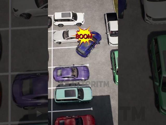 Выезд с парковки️ Если поджали #авто #автошкола #билетыпдд #пдд