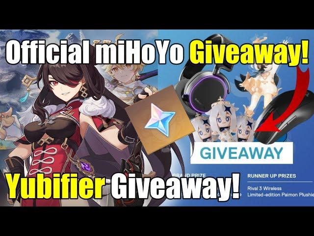 Official miHoYo Giveaways! Yubifier Giveaway!! [Genshin Impact]