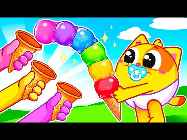 Sharing Ice Cream for Kids | Funny Song For Baby & Nursery Rhymes by Toddler Zoo