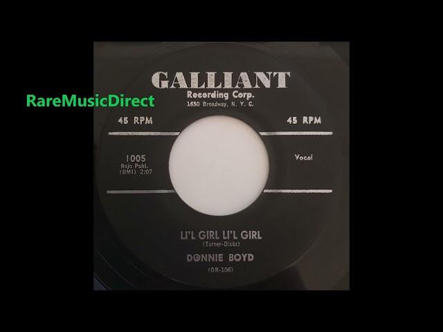 Donnie Boyd -  Li'l Girl Li'l Girl