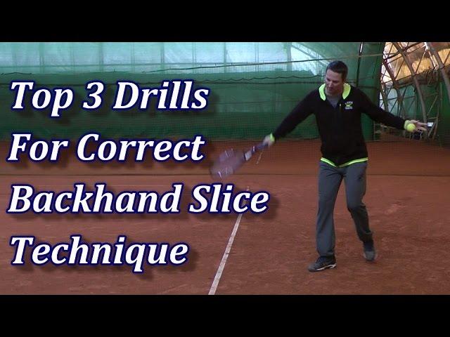 Top 3 Drills For A Better Backhand Slice