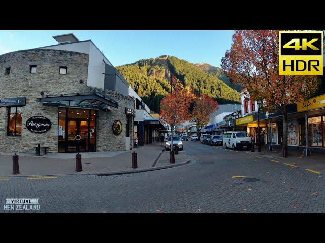 【4K HDR】Walk Tour Queenstown New Zealand!