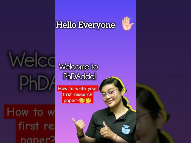 How to Publish Your First Research Paper in India  | A Beginner's Step-by-Step Guide! #shorts #phd