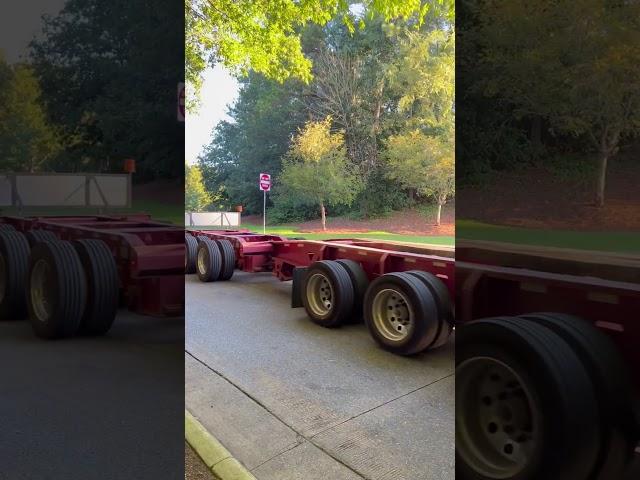 48 tire semi wide load heavy haul!!! #wideload #semilife #truckdriver #likeaboss