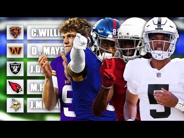 Do The Raiders Move Up and get a Top 3 QB?! NFL Mock Draft 2024!