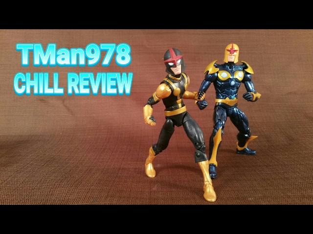 MARVEL LEGENDS SERIES NOVA SAM ALEXANDER TITUS BAF WAVE CHILL REVIEW