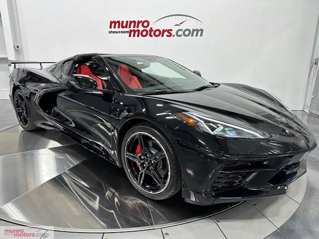 2023 SOLDSOLDSOLD Corvette C8 2LT Coupe MagRide High Wing NPP NAV MEM Black on Adrenaline Red