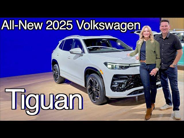 All-New 2025 VW Tiguan 1st look // Inside is almost luxury!