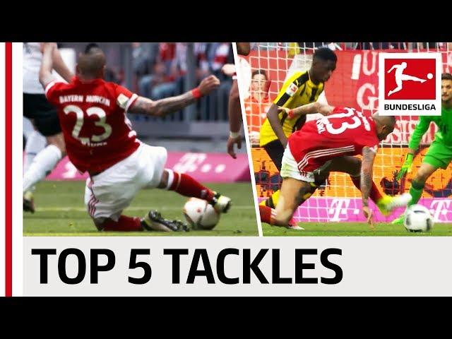 Arturo Vidal - The King's Best Tackles