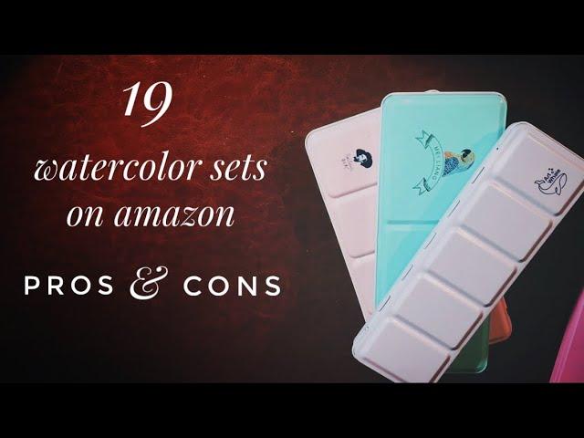 19 Watercolor Sets On Amazon - Pros and Cons