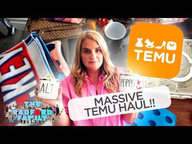 Our MASSIVE Temu Haul! | The Radford Family | AD