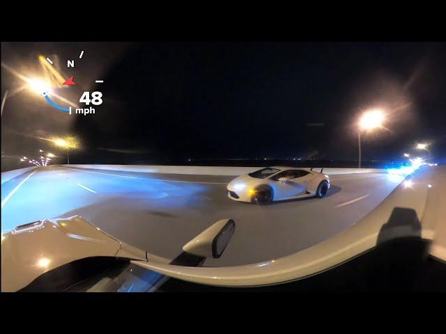 FL2K RSA Race Twin Turbo Mustang vs Lamborghini Huracan Twin Turbo