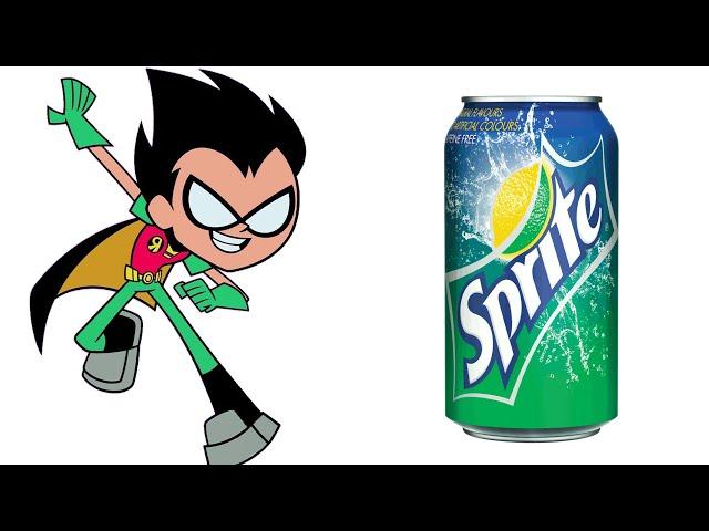 Teen Titans Go Characters And Their Favorite DRINKS and Other Favorites | Robin, Starfire, Cyborg