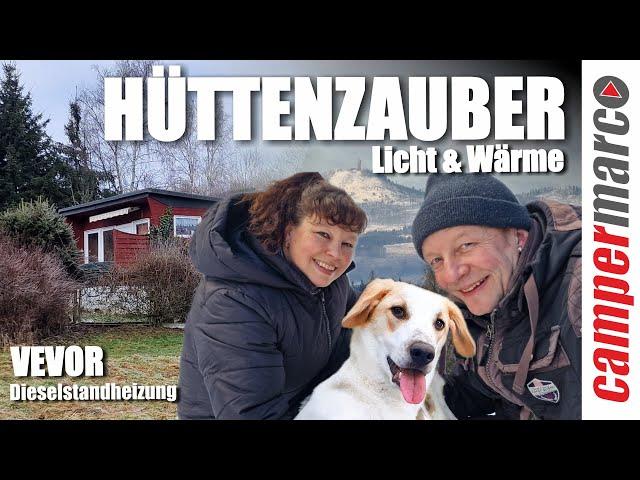 Hüttenzauber 01 | Light and warmth in our little Harz house | Vevor auxiliary heating