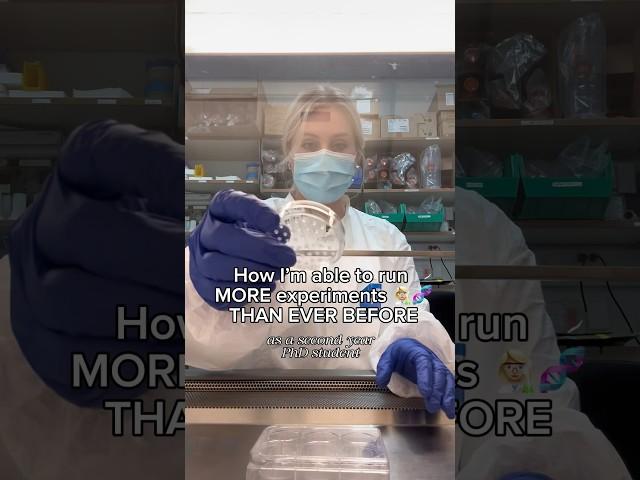 More experiments = more data  #phdstudent #gradschool #lablife #womeninstem #dissertationtips