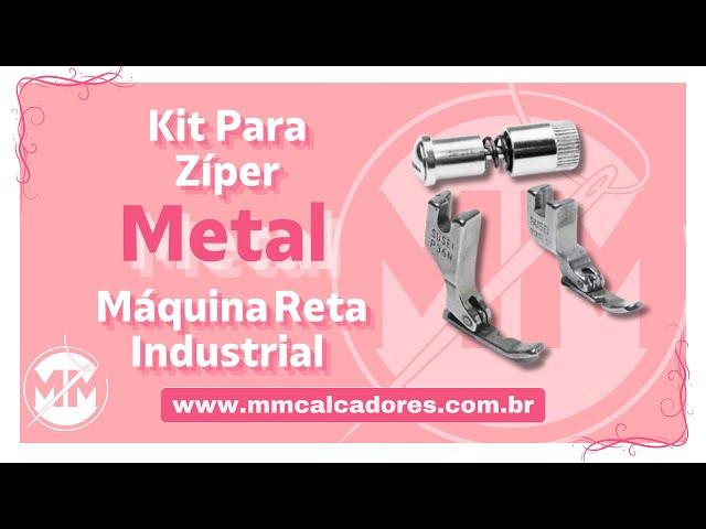 Kit Para Zíper De Metal Máquina Reta Industrial